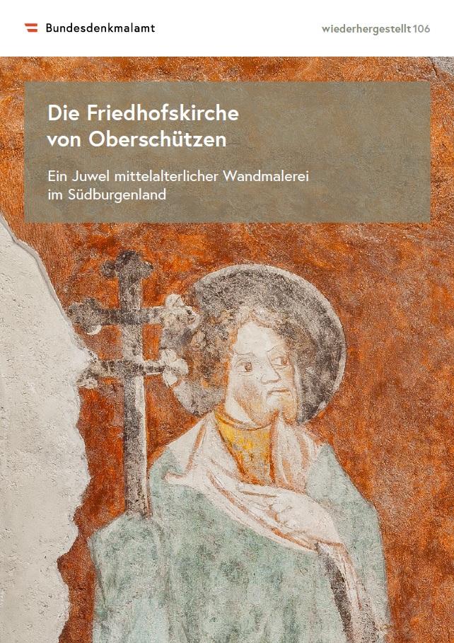 Wandmalerei "Apostel Philippus" in der Apsis der Friedhofskriche in Oberschützen