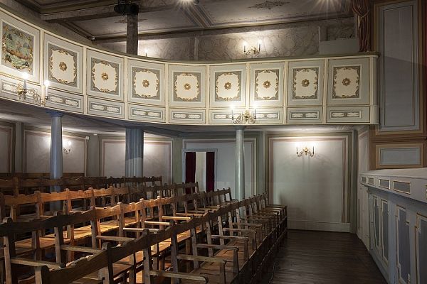 Blick in den Theatersaal des Stadttheaters Grein