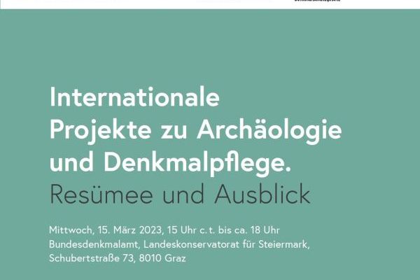 Vorschaubild zum Podiumsdiskussion "internationale Projekte der Archäologie"