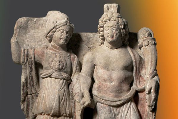 römische Steinfigur aus Carnuntum