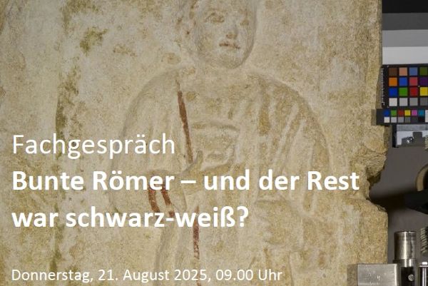 ein Sandstein mit dem Relief eines Mannes aus der Römerzeit