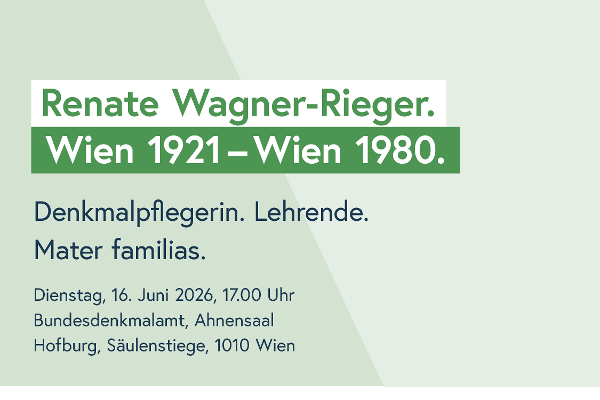 Filmvorführung über Renate Wagner-Rieger (1921 - 1980)
