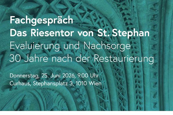 Fachgespräch – Das Riesentor von St. Stephan