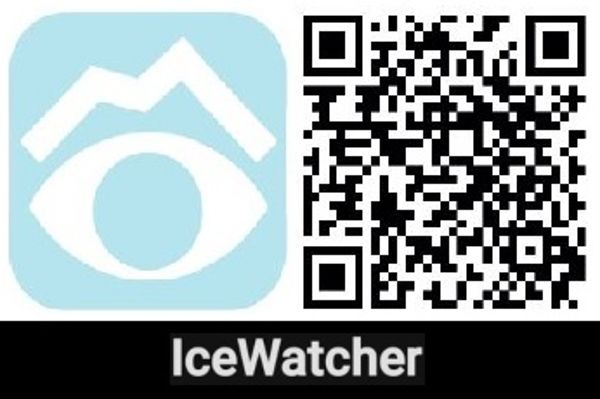 IceWatcher App: Icon und QR-Code
