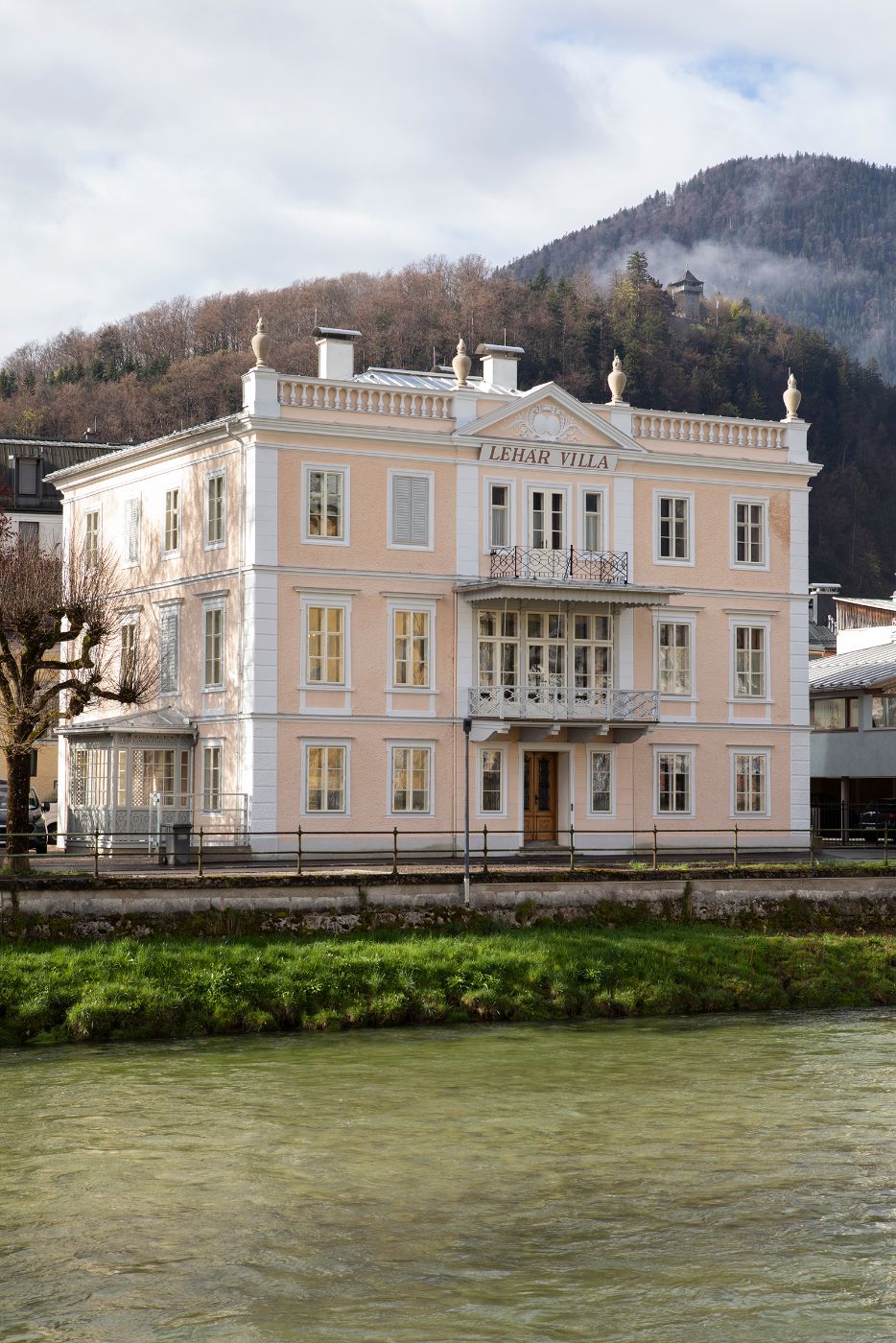 Außenansicht der Lehár-Villa in Bad Ischl