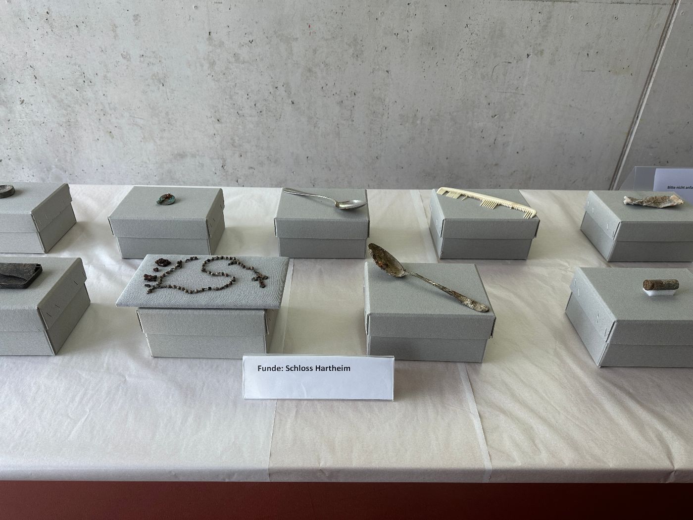 Funde aus der NS-Zeit aus Schloss Hartheim