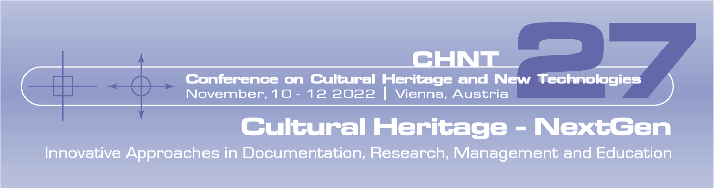 Slider für die 27. Conference on Cultural Heritage and New Technologies (CHNT)