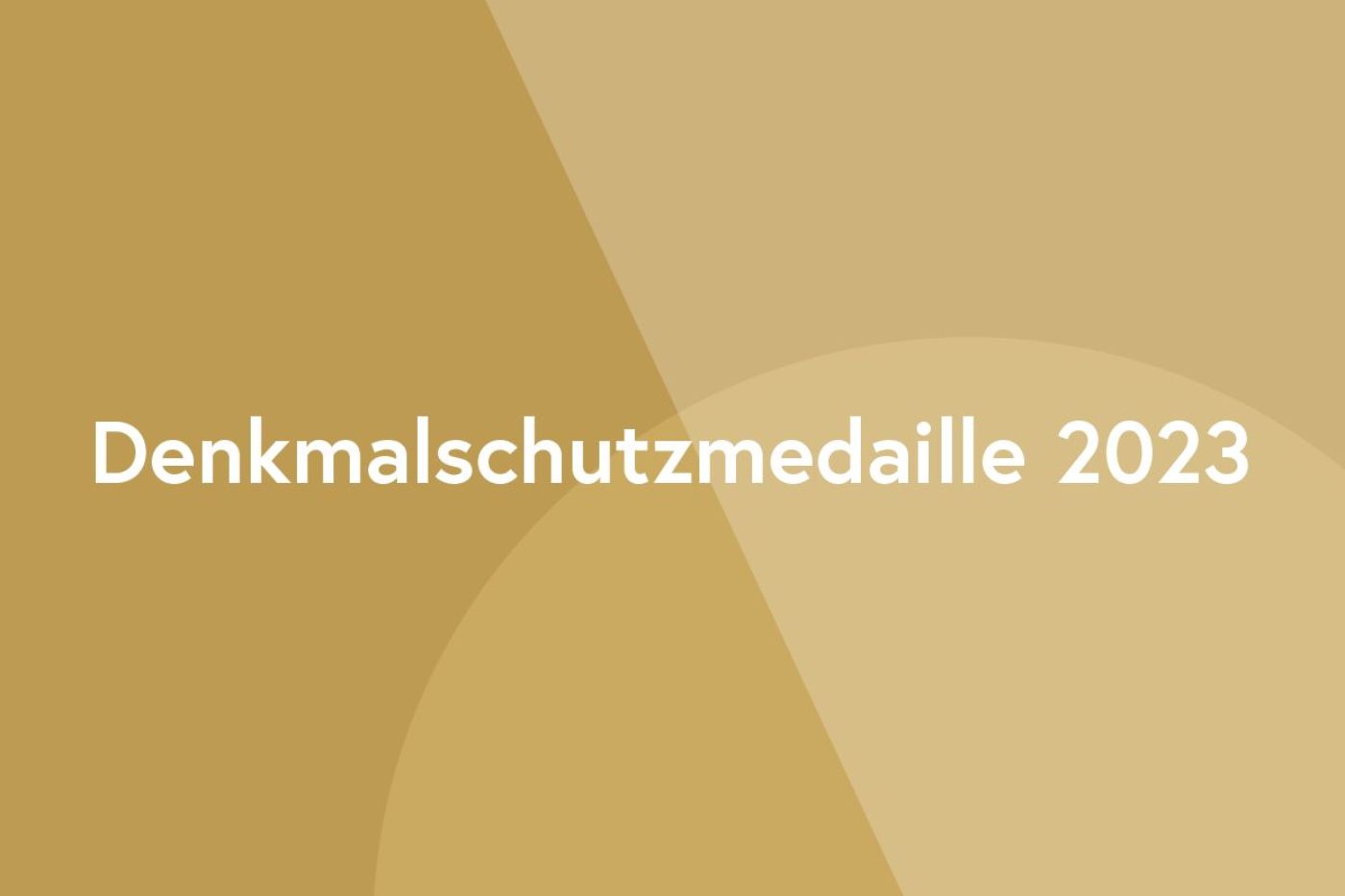 Teaser für das Thema "Denkmalschutzmedaille"