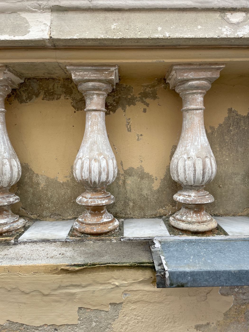 Balustrade vor Restaurierung © SNP Architektur