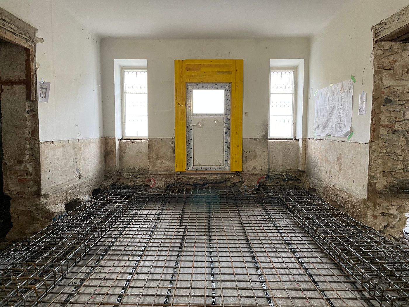 Bild von Bewehrung Bodenplatte Erdgeschoß © SNP Architektur