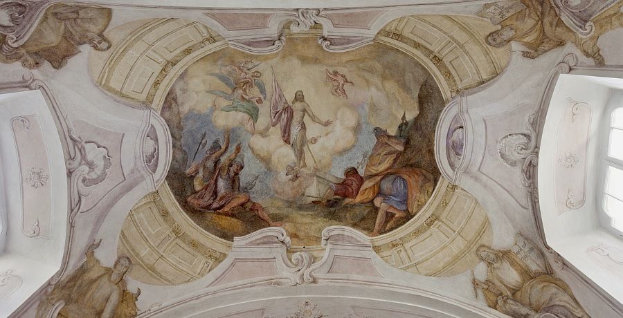 Magdalenenkapelle in Eisenstadt, Deckenfresko