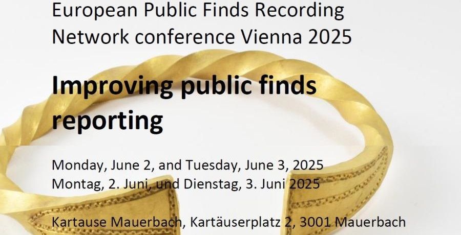 Einladung zur European Public Finds Recording Network (EPFRN) conference Vienna 2025