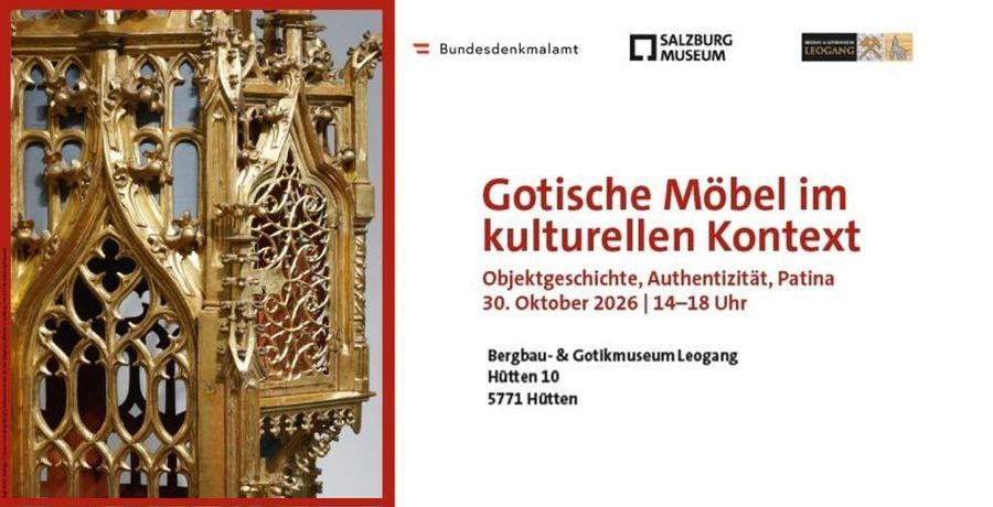 Fachgespräch "Gotische Möbel im kulturellen Kontext. Objektgeschichte, Authentizität, Patina"
