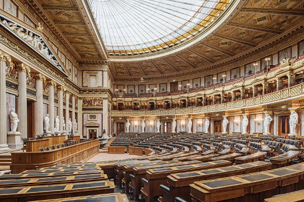Architekturaufnahmen des Parlamentsgebäudes