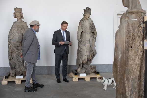 Hans Nimmrichter und Präsident Christoph Bazil
