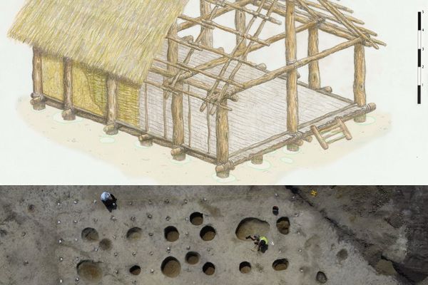 Zeichnung des Hauses