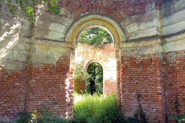 Ansicht der Ruine