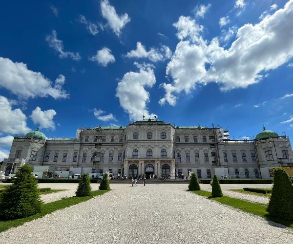 Belvedere, Fassadenrestaurierung, Juli 2024
