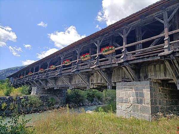 Holzbrücke